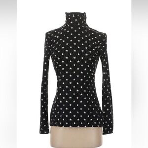 Goldbergh Stardust Printed Black Pully Ski Base Long Sleeve Layer